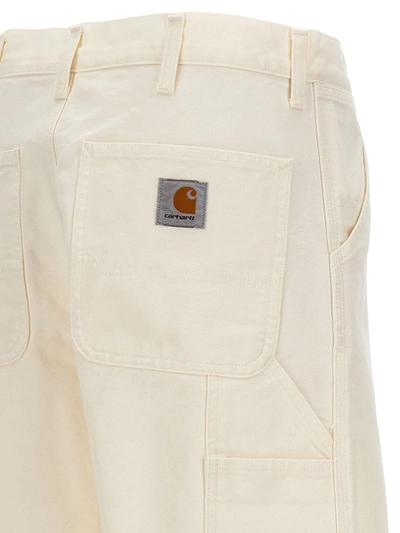 Shop Carhartt Wip 'single Knee' Pants In White