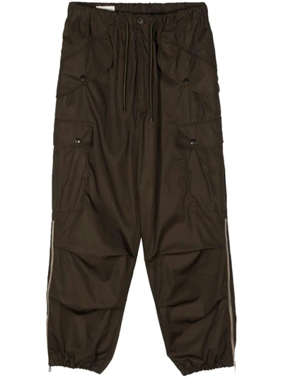 Shop Dries Van Noten 01100 Pentin 8210 M.w.pants Clothing In Brown