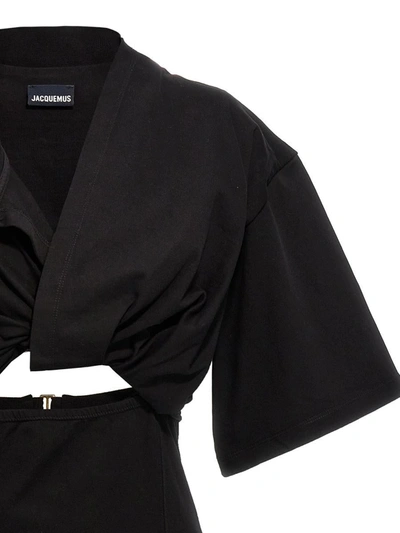 Shop Jacquemus 'bahia' Dress In Black