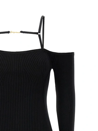 Shop Jacquemus 'sierra' Dress In Black