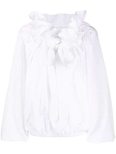 Shop Patou Iconic Volume Top Clothing In White