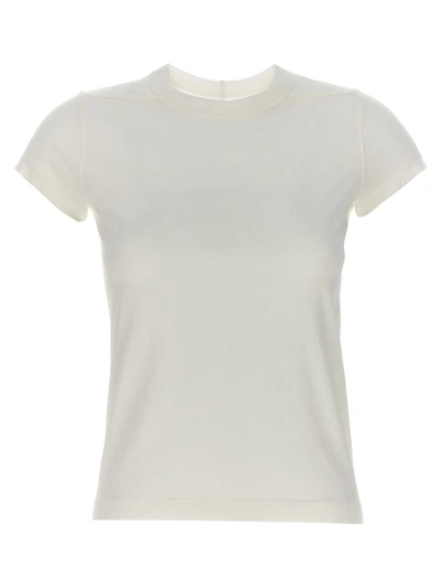 Shop Rick Owens 'cropped Level Tee' T-shirt In White