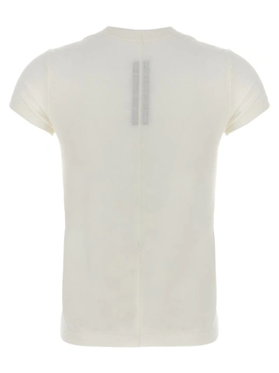 Shop Rick Owens 'cropped Level Tee' T-shirt In White