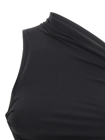 Shop Rick Owens 'twist' Bikini Top In Black