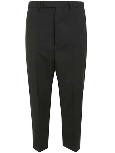 Shop Rick Owens Astaires Cropped Trousers Clothing In Black