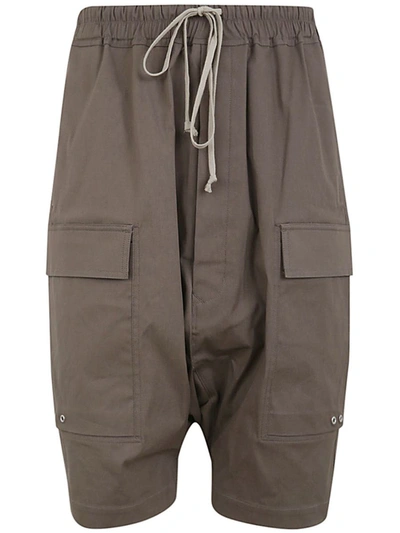 Shop Rick Owens Cargo Pods Shorts Clothing In Brown