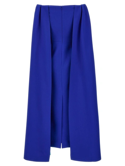 Shop Roksanda 'guiomar' Dress In Blue