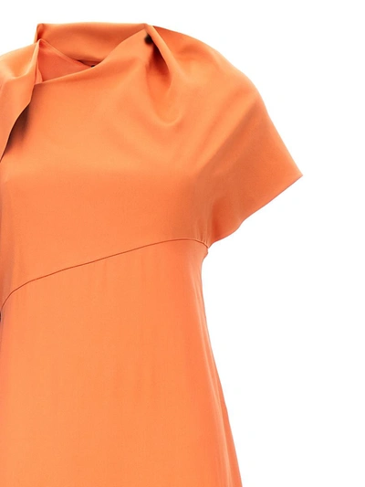 Shop Roksanda 'pilar' Dress In Orange