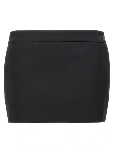 Shop Wardrobe.nyc Mini Skirt In Black