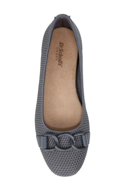 Shop Dr. Scholl's Wexley Chain Detail Flat In Blue