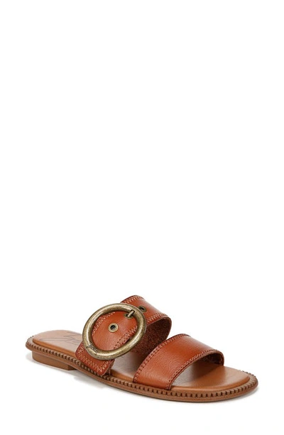 Shop Zodiac Frida Slide Sandal In Brown Faux Leather