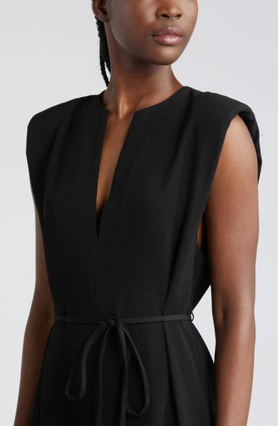 Rag & Bone Harriet Tie Waist Sleeveless Maxi Dress In Black