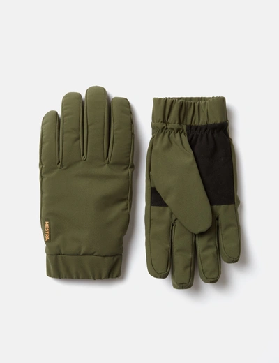 Shop Hestra Axis Sport Hybrid Gloves In Green