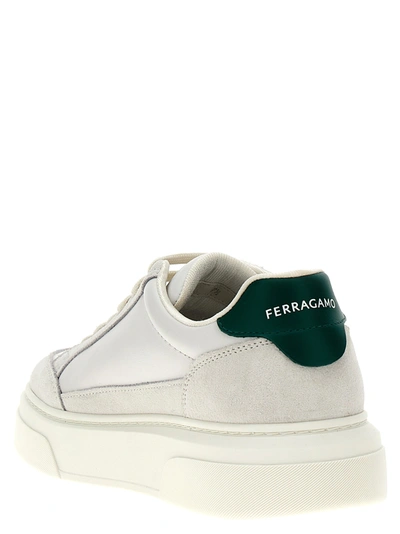 Shop Ferragamo Cassina Sneakers Green