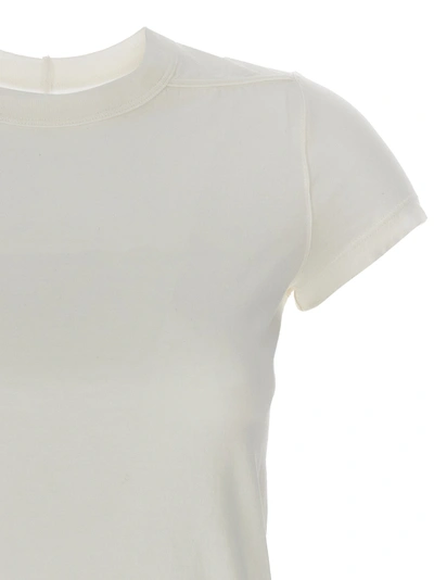 Shop Rick Owens Cropped Level Tee T-shirt White