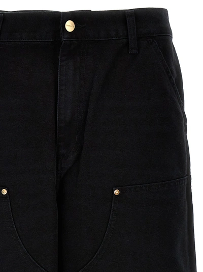Shop Carhartt Double Knee Pants Black