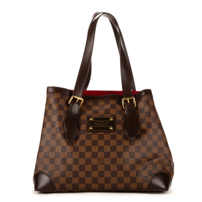 Pre-owned Louis Vuitton Hampstead In Brown