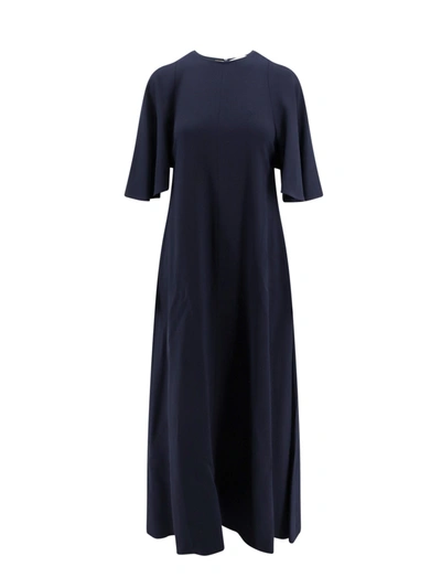 Shop Erika Cavallini Viscose Long Dress With Cut-out Details