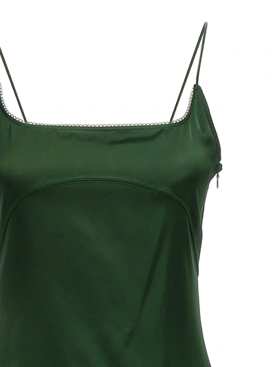 Shop Jacquemus La Robe Notte Dresses Green