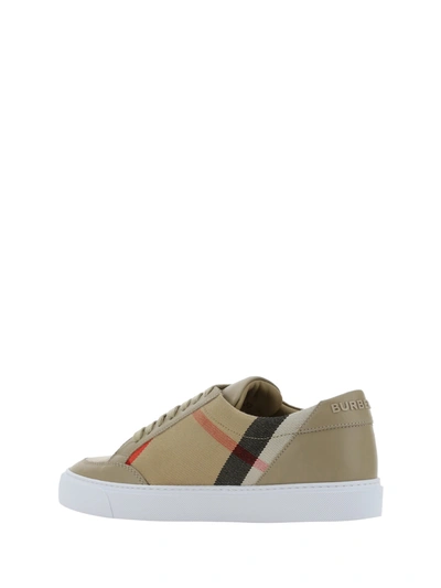 Shop Burberry Lf New Salmond Trainers