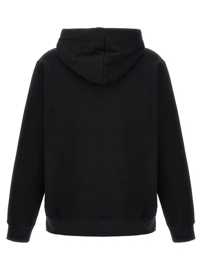 Shop Bally Logo Hoodie Sweatshirt Black