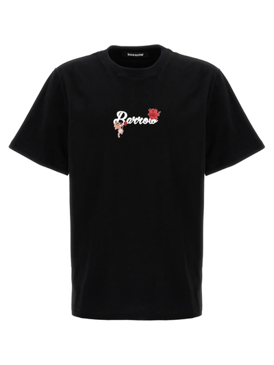 Shop Barrow Logo Print T-shirt Black