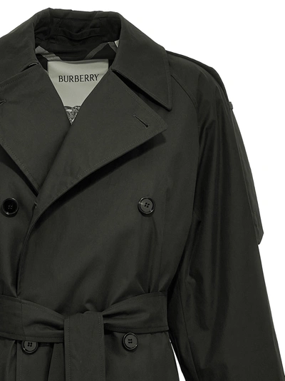 Shop Burberry Long Trench Coat Coats, Trench Coats Black