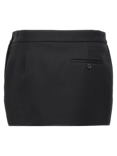 Shop Wardrobe Nyc Mini Skirt Skirts Black
