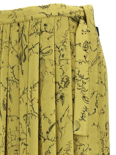 Shop Fabiana Filippi Pleated Midi Skirt Skirts Green