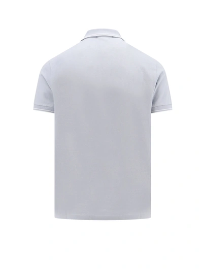 Shop Stone Island Organic Cotton Polo Shirt With Frontal Logo