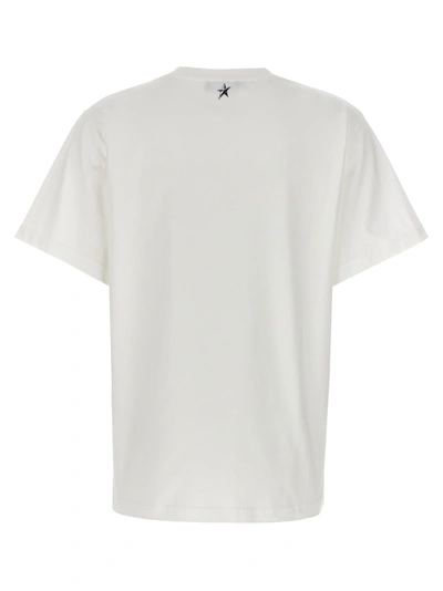 Shop Mugler Rubberized Logo T-shirt White