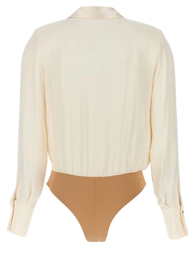 Shop Elisabetta Franchi Shirt Bodysuit Underwear, Body White