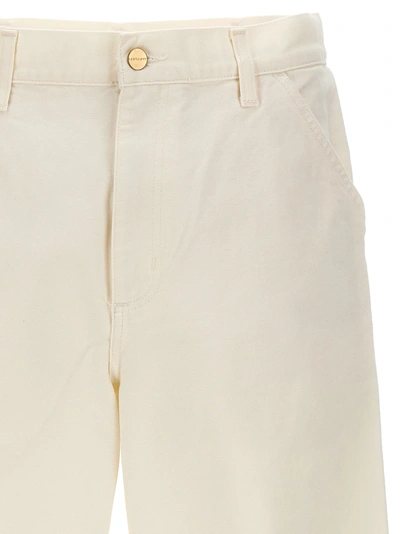 Shop Carhartt Single Knee Pants White