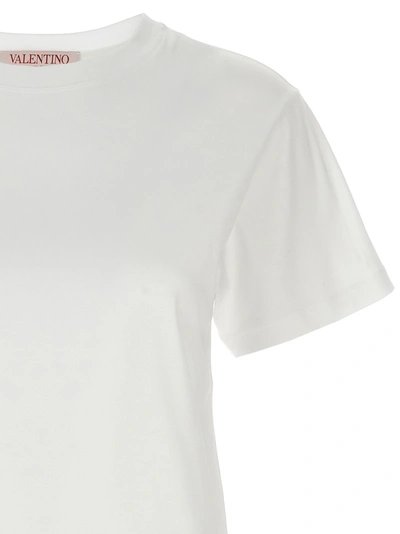 Shop Valentino Solid T-shirt White