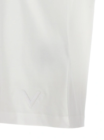 Shop Valentino Solid T-shirt White