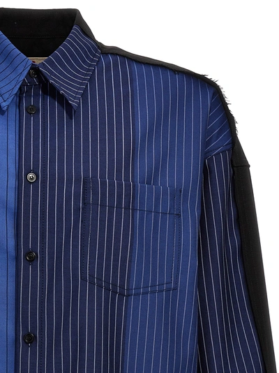 Shop Marni Striped Shirt Shirt, Blouse Blue