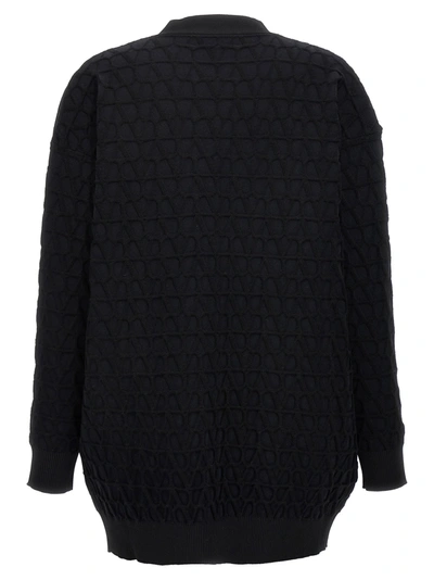 Shop Valentino Toile Iconographe Sweater, Cardigans Black