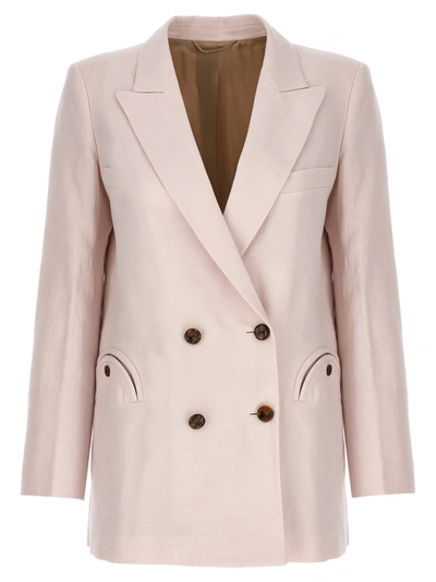 Shop Blazé Milano Midday Sun Blazer And Suits In Pink