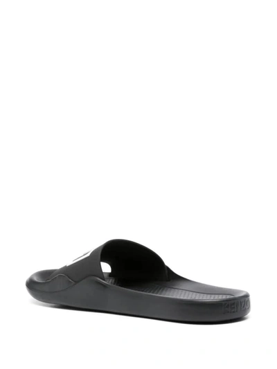 Shop Kenzo Pool Mules Shoes In Black