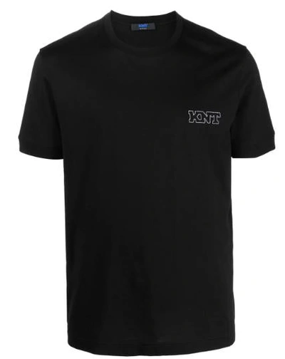 Shop Kiton T-shirt In Black