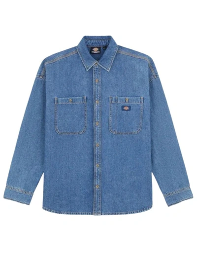 Shop Dickies Houston Shirt Clothing In Blue