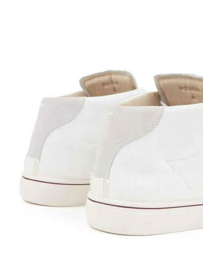 Shop Maison Margiela New Evolution Mid Shoes In White