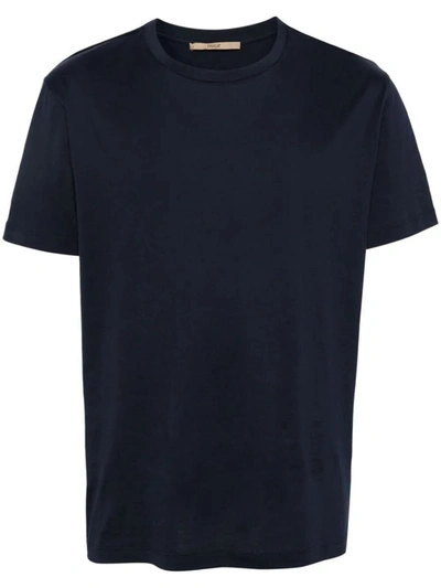 Nuur Comfy Short Sleeve Pullover In Blue