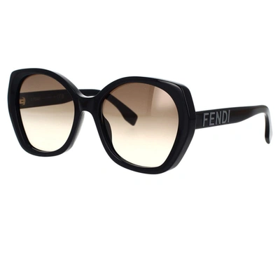Shop Fendi Sunglasses In Black