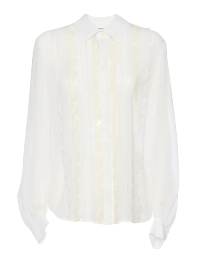 P.a.r.o.s.h Parosh Technical Fabric Shirt In White