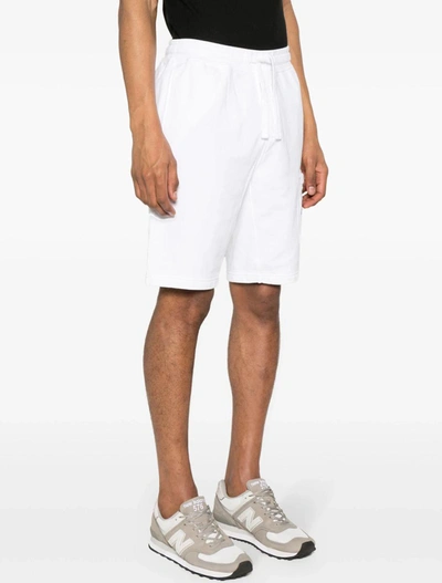 Shop Stone Island Shorts White