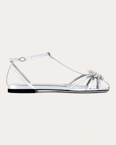 Shop Piferi Women's Maggio Crystal Sandal In Silver