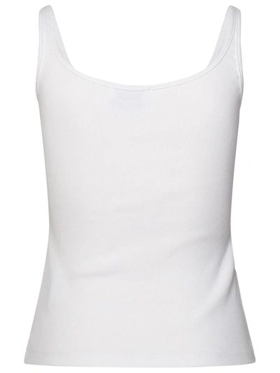 Shop Off-white White Cotton Tank Top