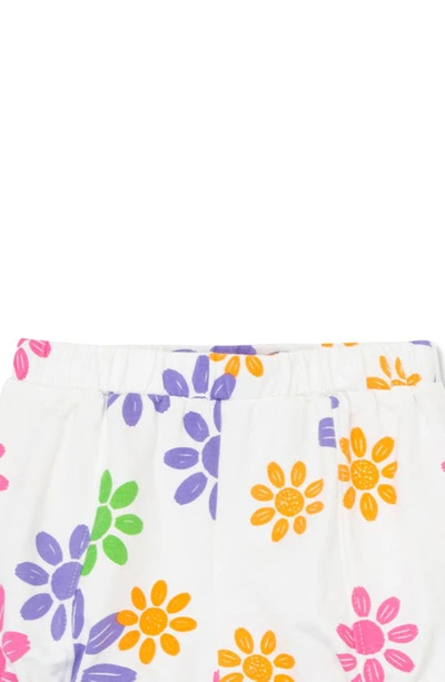 Shop Peek Essentials Flower Print Long Sleeve Top & Cotton Shorts Set