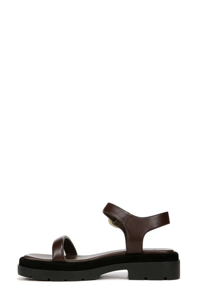 Shop Vince Heloise Ankle Strap Platform Sandal In Cacao Brown